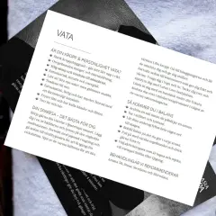 En text om Vata-dosha, som beskriver en kapha personlighet med tendens till oro och ytlig sömn. Tips för balans och rekommenderade behandlingar.