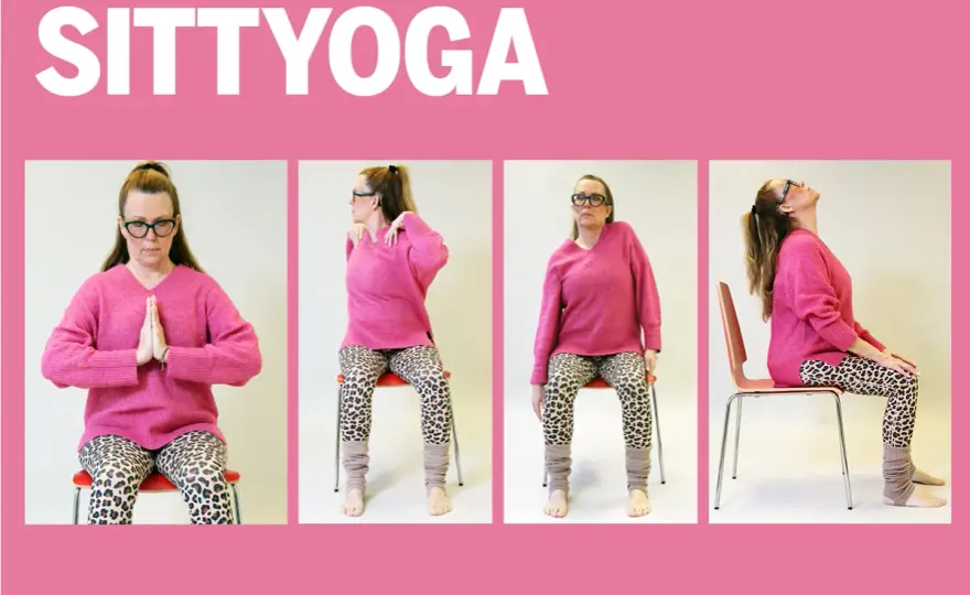 Sittande yoga - Minska spänningar i rygg och nacke med enkla övningar